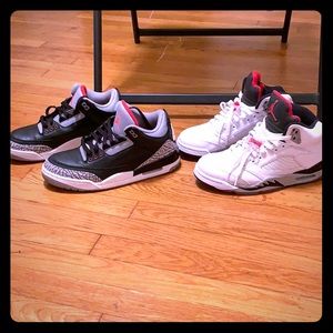 Jordan 5’s and 3’s for sale!